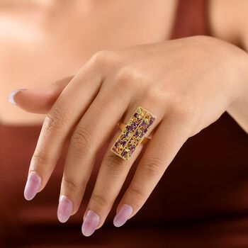 GP Italian Garden Kollektion - AA Multi-Edelstein und blauer Saphir Ring - 2,70 ct.
