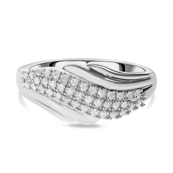Wei&szlig;er Diamant-Ring - 0,25 ct.