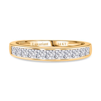 LUXURIANT SGL zertifizierter VS-EF Labor Diamant Ring in 585 Gelbgold - 1 ct.