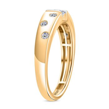LUXURIANT SGL zertifizierter SI-GH Labor Diamant zweifarbiger Ring - 0,50 ct.