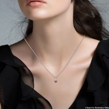 ILIANA zertifiziert und gepr&uuml;ft AAA Tahiti Perle und Diamant Anh&auml;nger in 750 Wei&szlig;gold