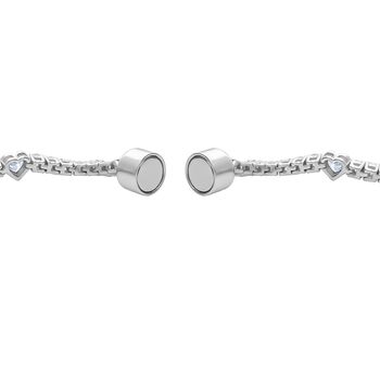 LUXURIANT DIAMOND - Lab Grown Diamant VS-EF SGL zertifiziert Armband ca. 19 cm 925 Silber rhodiniert ca. 4.00 ct