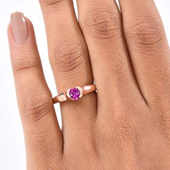 LUXURIANT AAA Labor Rosa Saphir Ring - 0,64 ct.