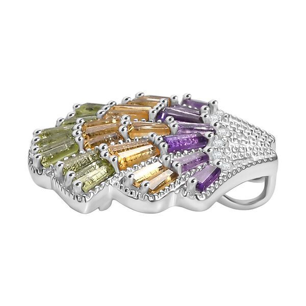 GP Shell Trionfo Kollektion - AA Multi-Edelstein, Zirkon und blauer Saphir Ring/ Anh&auml;nger  - 1,41 ct. image number 12