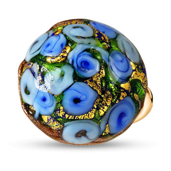 IL MURANO DI FRANCESCA- blauer MILLEROSE CABOCHON Ring