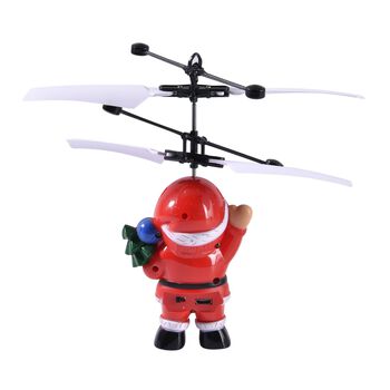 Fliegender Weihnachtsmann mit Sensor