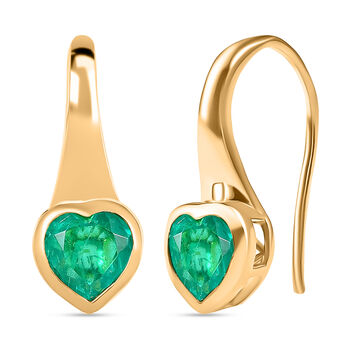 D'Joy Smaragd Triplett Quarz Ohrringe - 1,82 ct.