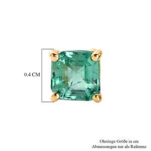 D'Joy AAA Kagem sambische Smaragd Ohrringe - 0,64 ct. image number 5