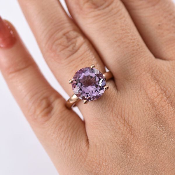 D&rsquo;Joy AA Rose De France Amethyst und Zirkon Ring - 5,94 ct. image number 2