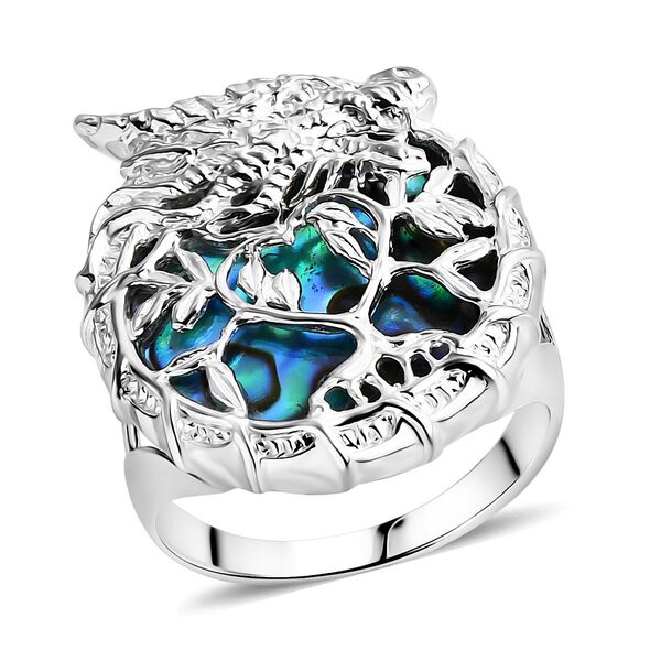 D'Joy Royal Bali- Abalone Muschel Ring und Anh&auml;nger image number 1
