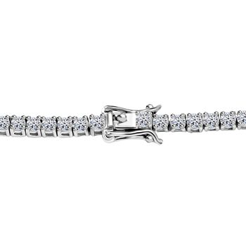 LUXURIANT SGL zertifizierte SI-GH Labor Diamant 45cm Halskette, 925 Silber rhodiniert - 10 ct.