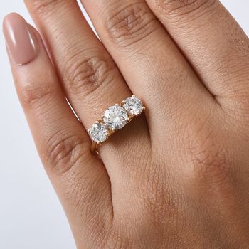 LUXURIANT SGL zertifizierter VS-EF Labor Diamant Ring in 585 Gold - 2 ct.