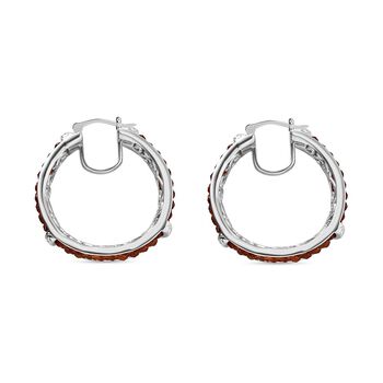 Hessonit Granat Ohrringe - 21 ct.