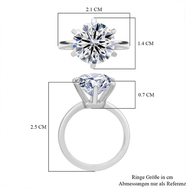 LUXURIANT DIAMOND- IGI zertifizierter VS-EF Labor Diamant Anh&auml;nger und Ring in 950 Platin image number 11