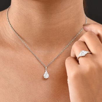 D'Joy Moissanit Schmuckset. 925 Silber vergoldet - 2,67 ct.