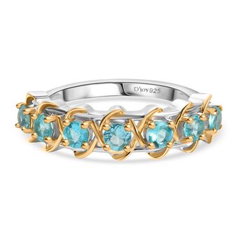 D&rsquo;Joy zweifarbiger Paraiba Apatit Ring - 0,90 ct.