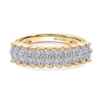 LUXURIANT SGL zertifizierter VS-EF Labor Diamant Ring - 1 ct.