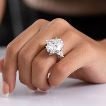 D'Joy Moissanit Ring - 13,79 ct.