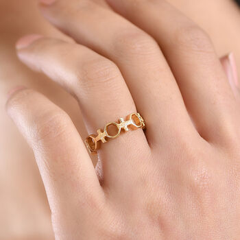 GP Royal Art D&eacute;co Kollektion- Kanchanaburi blauer Saphir Ring