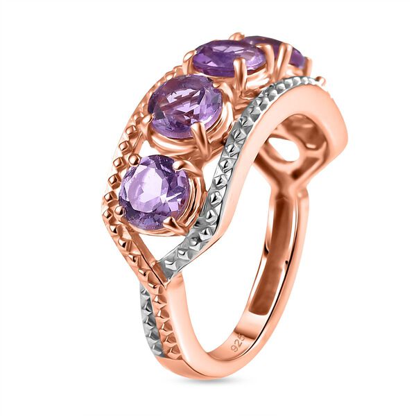 AA Rose De France Amethyst Ring 925 Silber PE und VR (Gr&ouml;&szlig;e 18.00) ca. 2,25 ct image number 5
