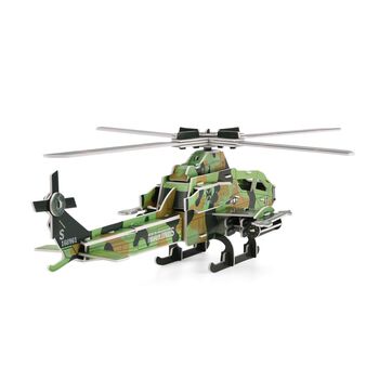 DIY 3D-Puzzle Hubschrauber zum Basteln und Dekorieren, 48x38x14cm
