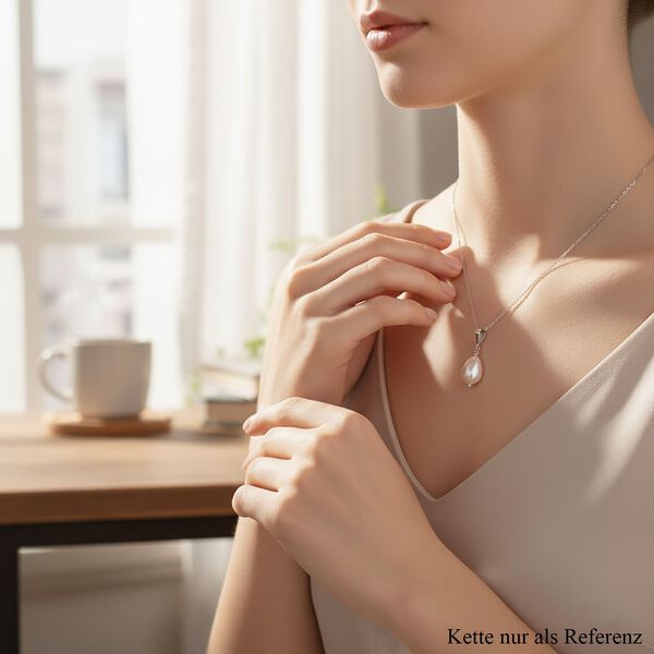 Rosa Muschelkernperle Anh&auml;nger - 5 ct. image number 2