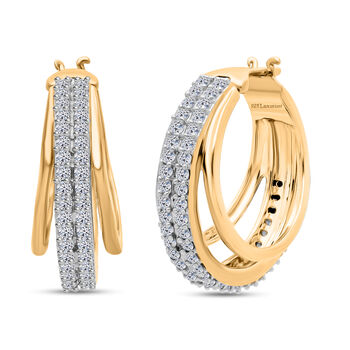 LUXURIANT SGL zertifizierte SI-GH Labor Diamant Ohrringe - 1 ct.