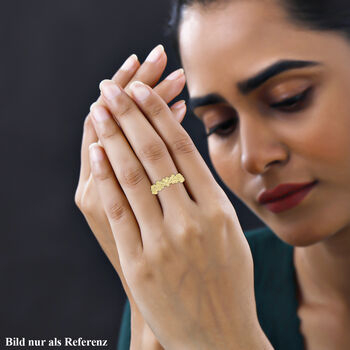 Nat&uuml;rlicher, gelber Diamant-Ring - 0,15 ct.