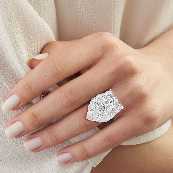 Royal Bali Kollektion- Anh&auml;nger und Ring mit Bali-Prinzessinnen-Motiv image number 3