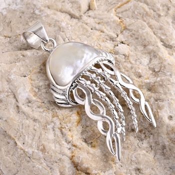 D'Joy Royal Bali - Perlmutt Anh&auml;nger 925 Silber