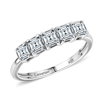 LUXURIANT DIAMOND - Lab Grown Diamant VS-EF SGL zertifiziert Ring 950 Platin (Gr&ouml;&szlig;e 17.00) ca. 1.00 ct