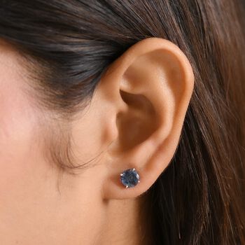 AAA Lab Grown Alexandrit Ohrringe 417 Gold ca. 3.12 ct
