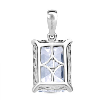 LUXURIANT IGI zertifizierter VS2/F Labor Diamant Smaragd-Schliff Anh&auml;nger - 10 ct.