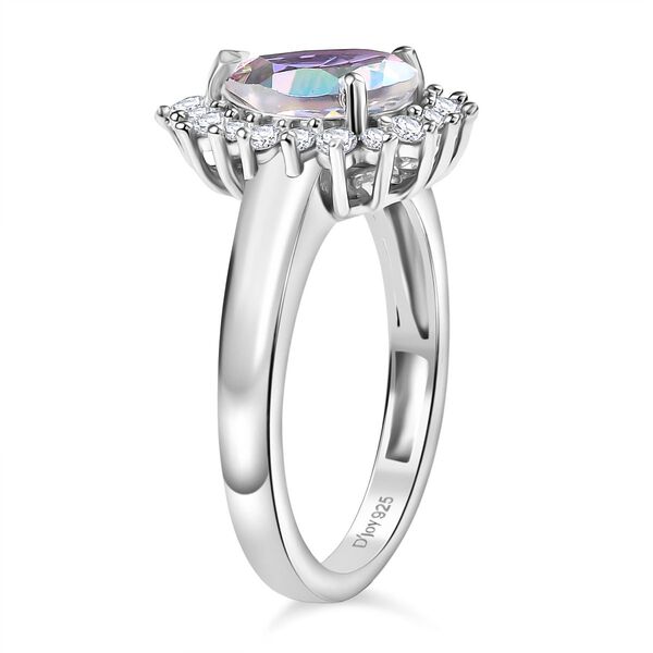 D'Joy Merkur mystischer Topas und Zirkon Ring und Ohrringe image number 4