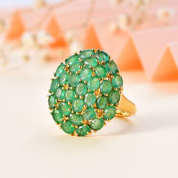 Kagem sambischer Smaragd Ring - 5,18 ct.