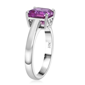 AAA Lab Grown Farbwechsel-Saphir Ring 417 Gold (Gr&ouml;&szlig;e 16.50) ca. 2.50 ct