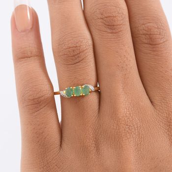 AA Smaragd Ring - 0,47 ct.