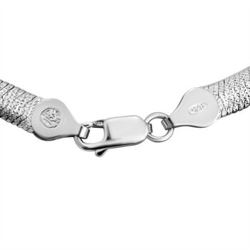 Flaches Fischgr&auml;ten-Armband, 19 cm - 5,29g