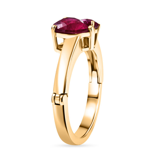 D'Joy afrikanischer Rubin Ring - 2 ct. image number 5