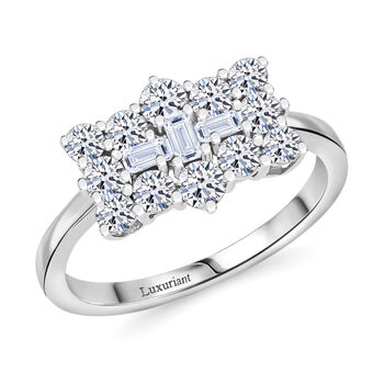 LUXURIANT DIAMOND - Lab Grown Diamant VS-EF SGL zertifiziert Ring 375 Gold (Gr&ouml;&szlig;e 18.00) ca. 1.00 ct