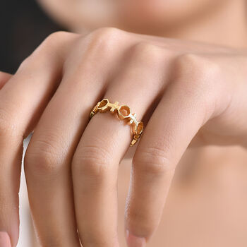 GP Royal Art D&eacute;co Kollektion- Kanchanaburi blauer Saphir Ring