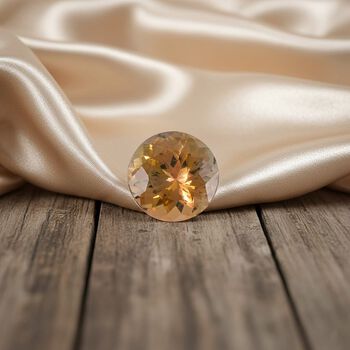 AAAA nat&uuml;rlicher goldener Tansanit ungefasster Edelstein, Rund- und Facettenschliff - 1,20 ct.
