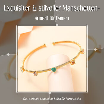 Multi-Edelstein-Armreif, 19cm - 1,76 ct.
