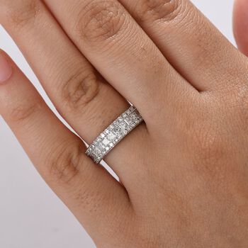LUXURIANT SGL zertifizierter VS-GH Labor Diamant Ring in 950 Platin - 1 ct.