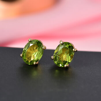 D'Joy Peridot Ohrringe - 2,43 ct.