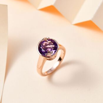 AA Rose De France Amethyst Ring - 3,49 ct.