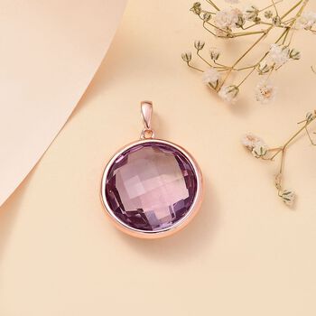 Rose De France Amethyst Anh&auml;nger - 28,37 ct.