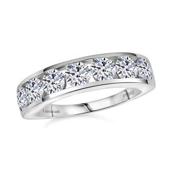 LUXURIANT SGL zertifizierter VS-EF Labor Diamant Ring in 950 Platin - 2 ct.
