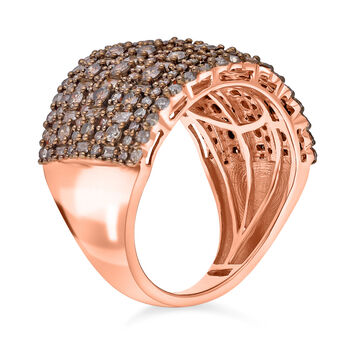 Nat&uuml;rlicher Champagner Diamant-Ring - 2 ct.
