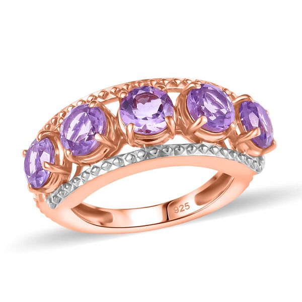 AA Rose De France Amethyst Ring 925 Silber PE und VR (Gr&ouml;&szlig;e 18.00) ca. 2,25 ct image number 4